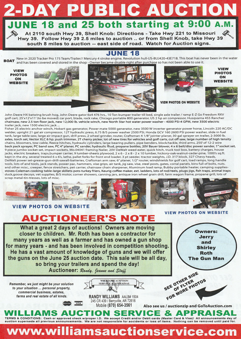 June 11 2022 Public Auction