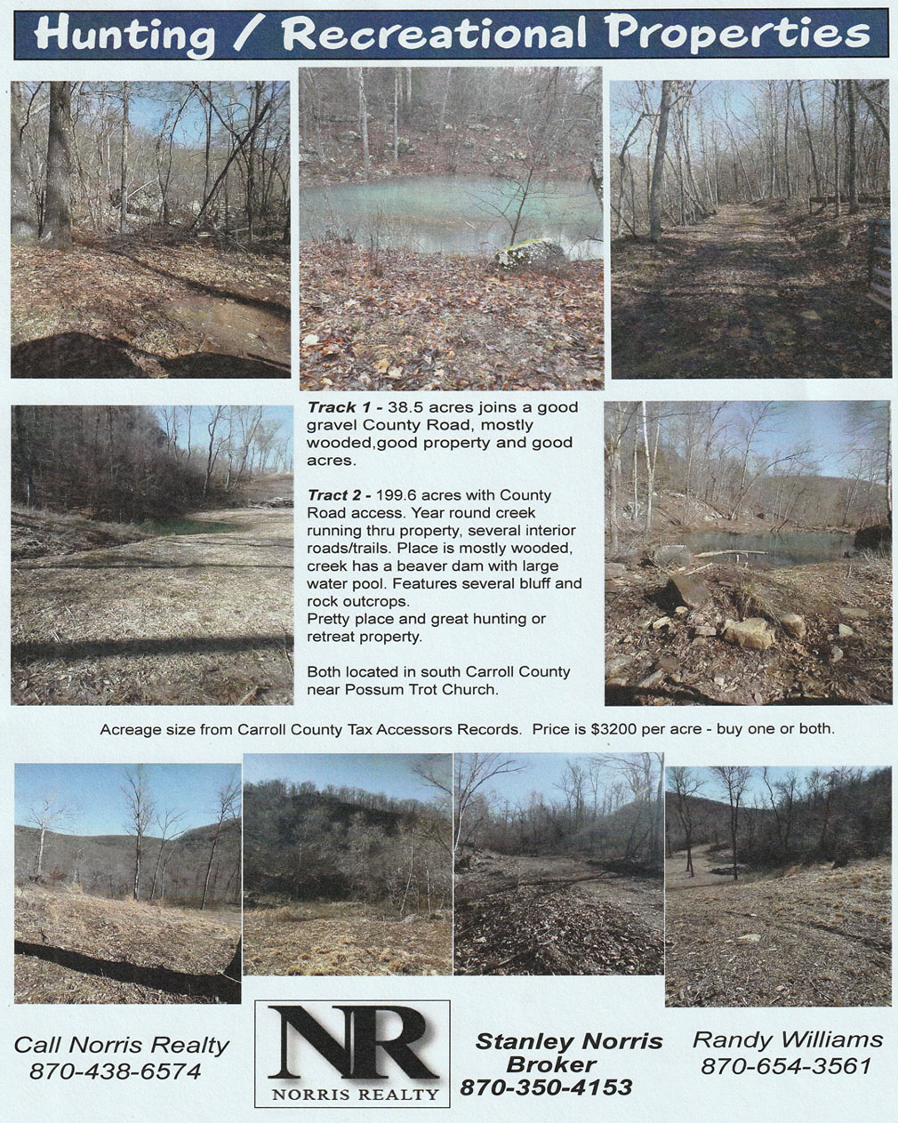 Property FLyer Carroll County Arkansas