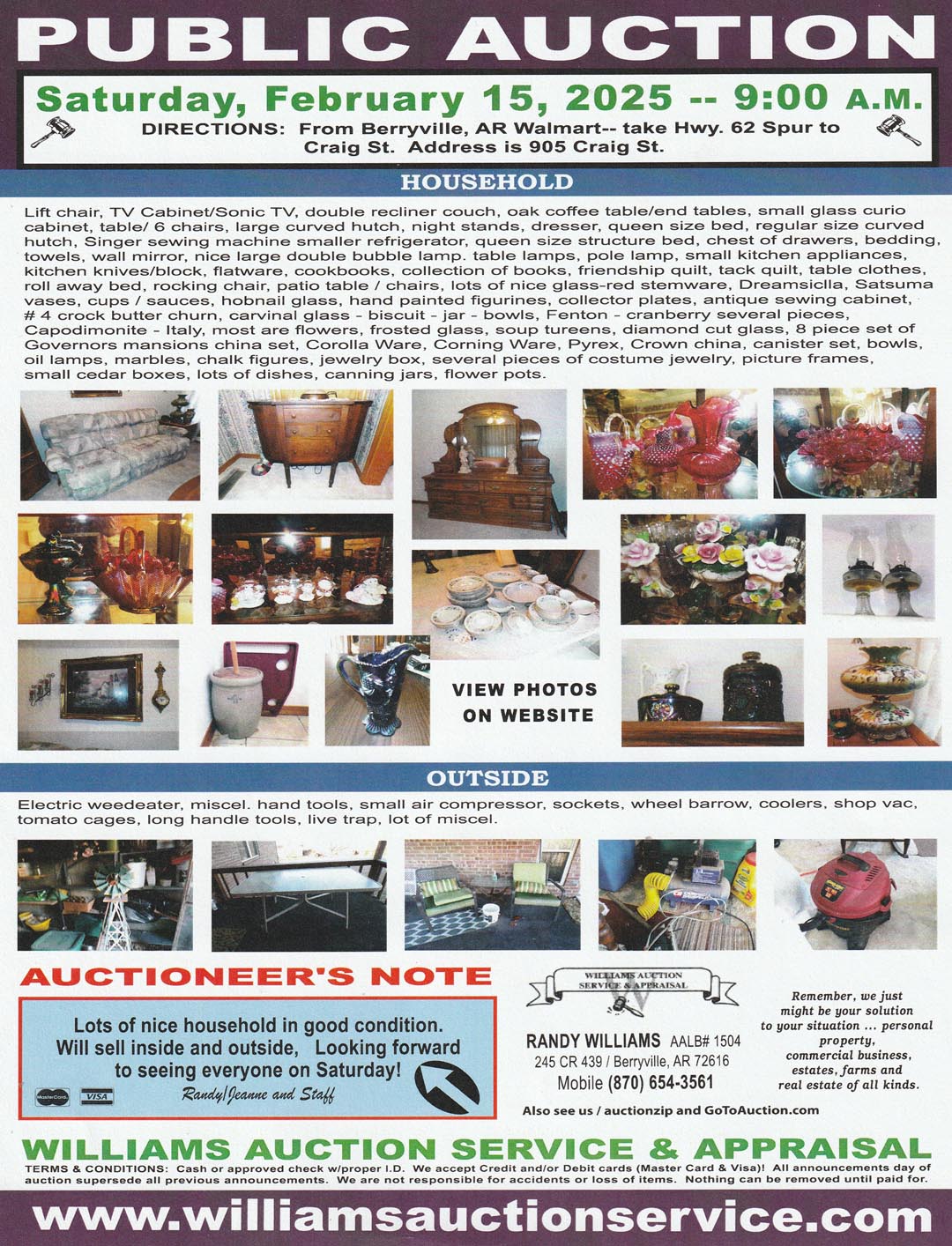 February 15, 2025 Auction