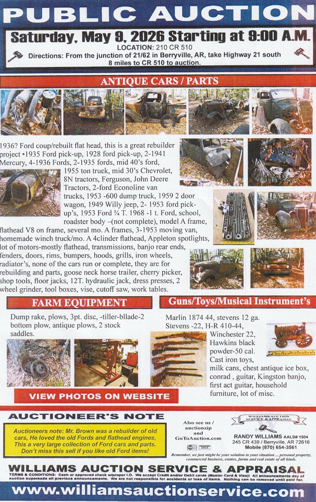 April 25 2026 Public Auction