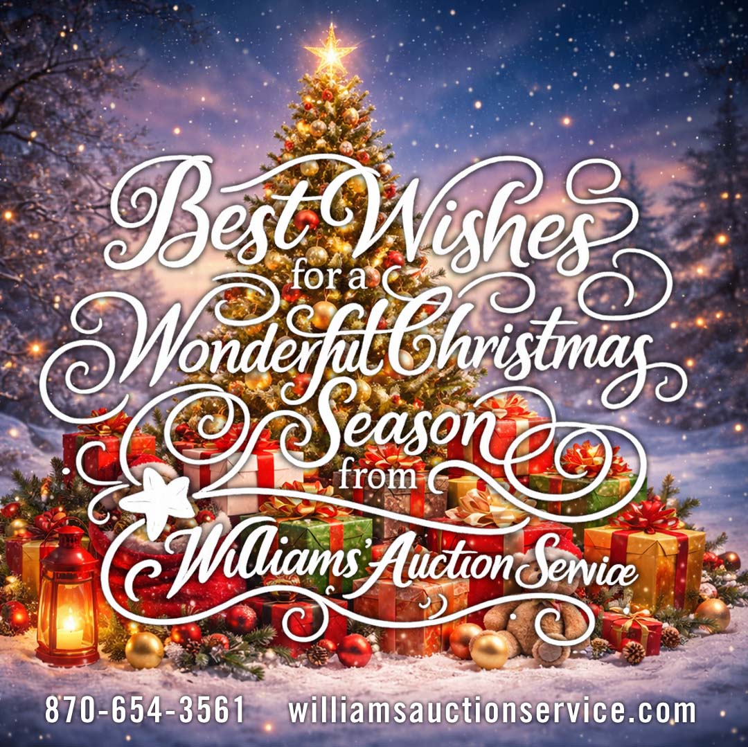 Best Wishes for a Wonderful Christmas from Williams Auction Service
